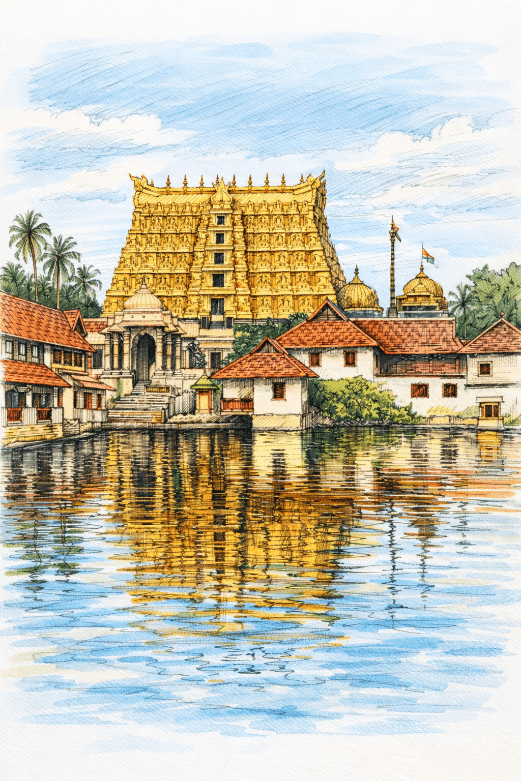 Thiruvananthapuram Gopuram